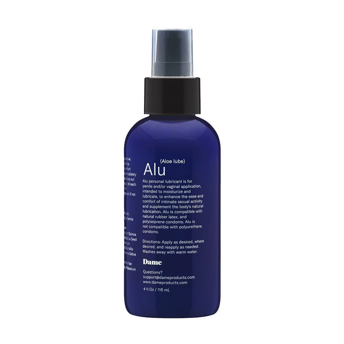 Dame Aloe Lubricant - 4OZ - Image 2