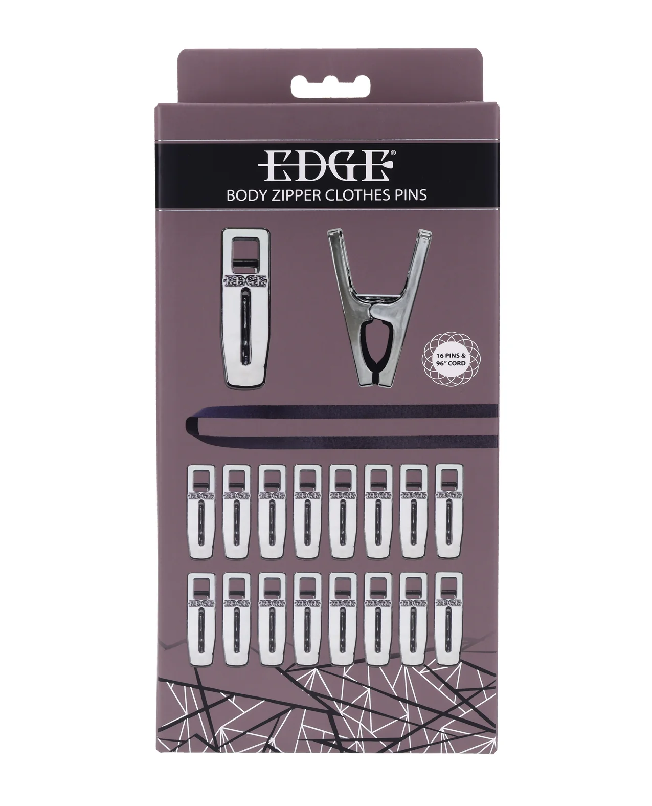 Edge Body Zipper Clothes Pins